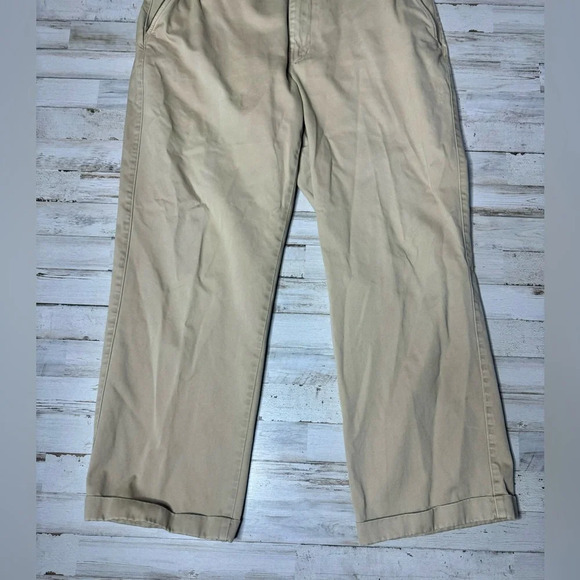 Orvis Pants Men's 36x29 Tan Trim Fit Cotton Dress Comfort - Picture 4 of 11